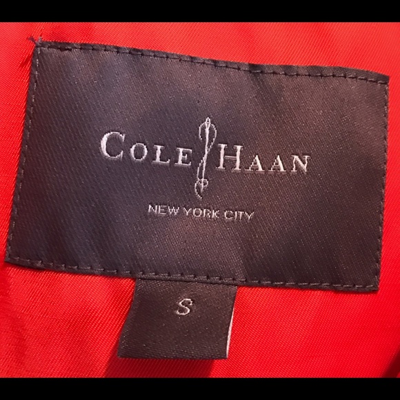 Cole Haan Red Coat-Size S - Picture 6 of 8